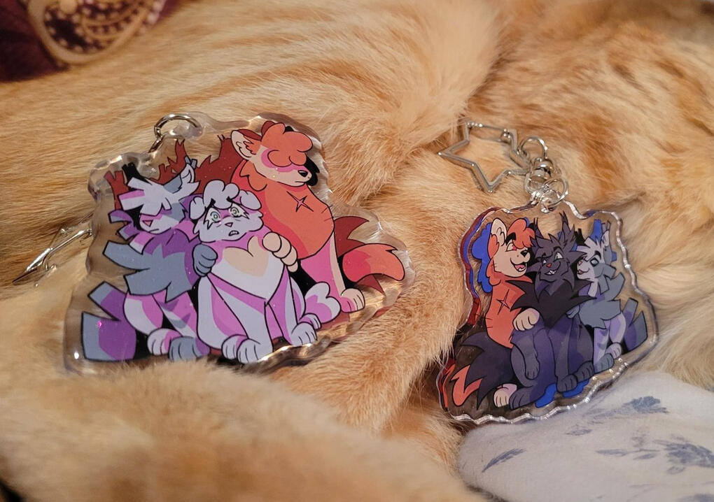 zippercharm of snowtuft from warrior cats